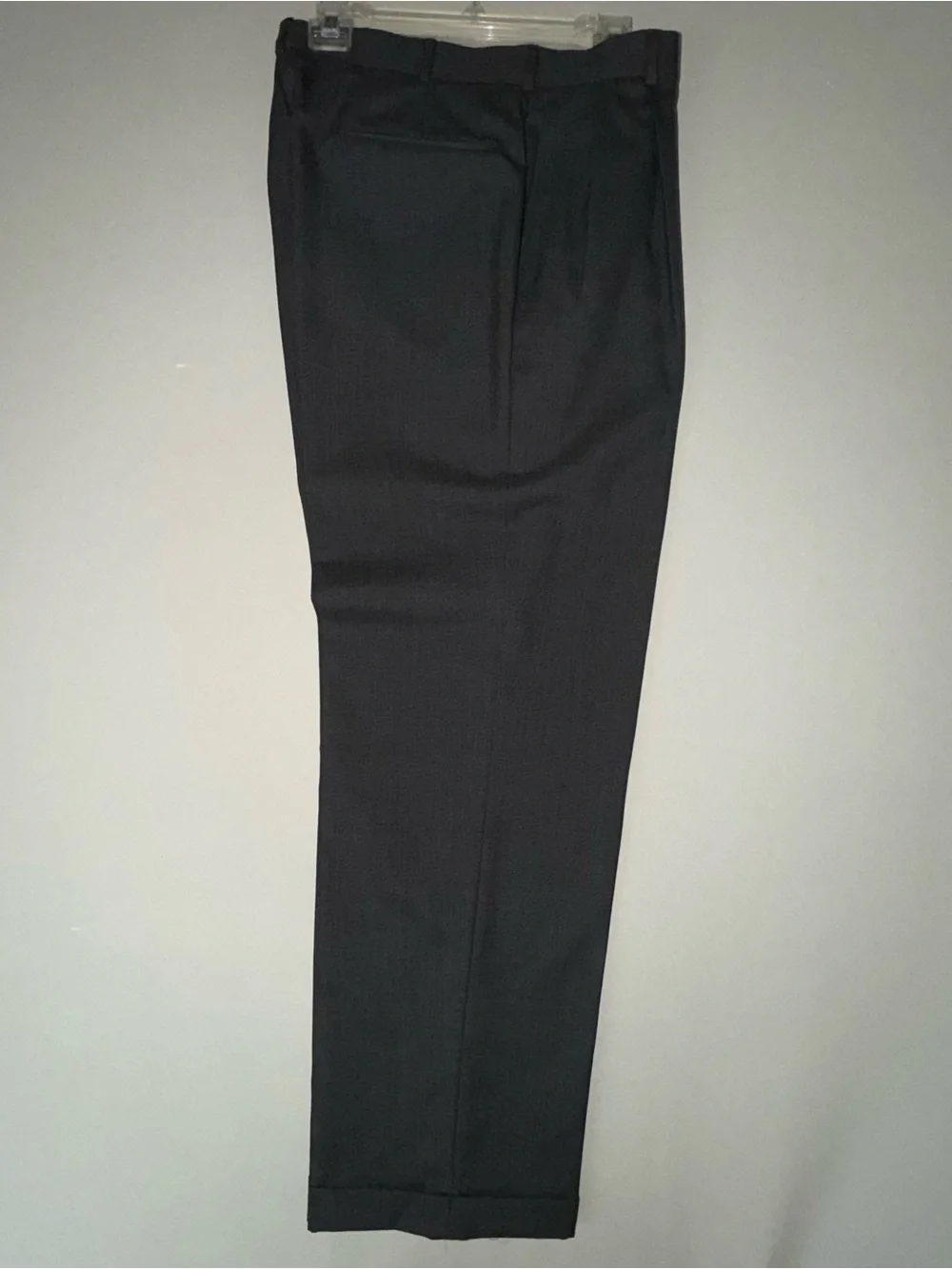 Title 420: Barrington Gray 100% Worsted Wool Suit 34R 35x31